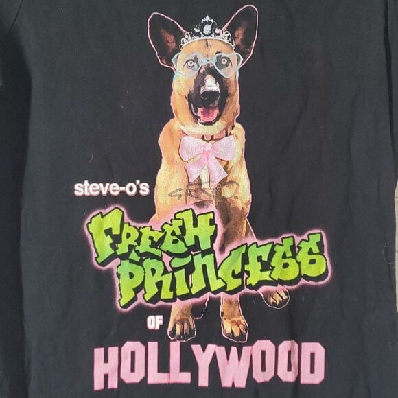 Steve-o Autographed Signed Fresh Princess of Hollywood Dog Shirt 100% Cotton S - Picture 8 of 14